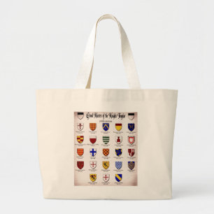 Templar Master Heraldry Jumbo Stoffbeutel