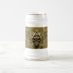 Templar Ritter-gotischer mittelalterlicher Schäde Bierglas