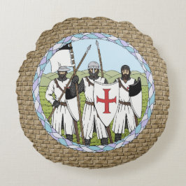 Templar Rundes Kissen