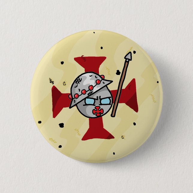 Templarball Button (Vorderseite)