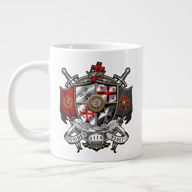 Templars International Crest Jumbo 20oz Jumbo-Tasse (Links)