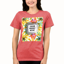 Template Bella+Leinwand Women's Tri-Mix T Shirt