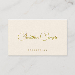 Template Business Cards Moderner Typografie Text Visitenkarte