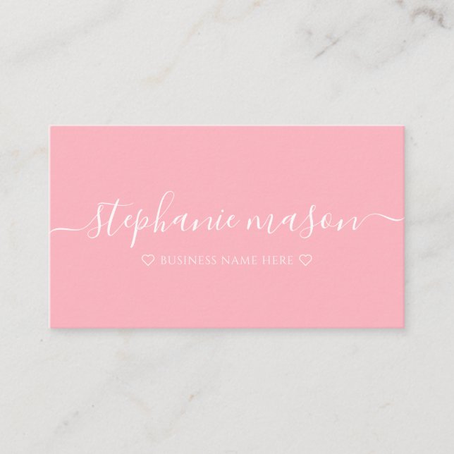 Template Business Minimalistisch einfach, modern r Visitenkarte (Vorderseite)