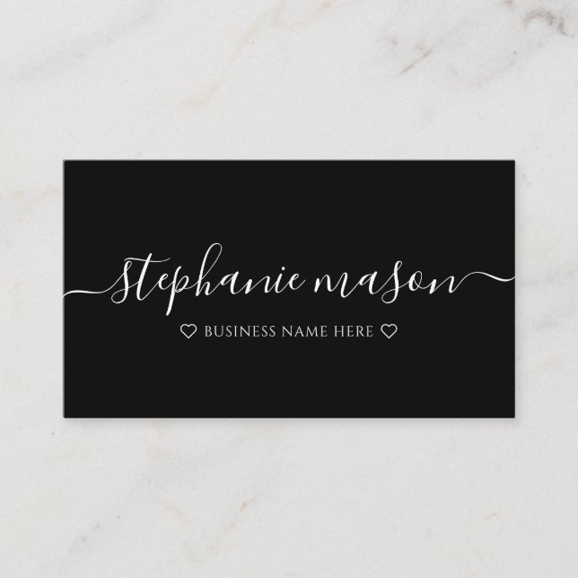 Template Business Minimalistisch, einfach, modern, Visitenkarte (Vorderseite)