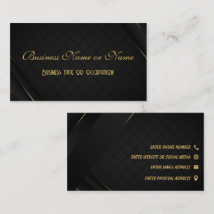 Template Custom Business Card Visitenkarte