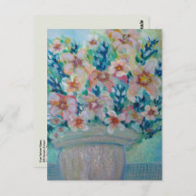 Template Fine Art Postcard Original Liebe Bouquet