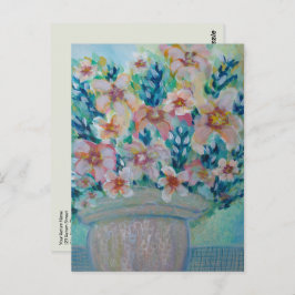 Template Fine Art Postcard Original Liebe Bouquet Postkarte