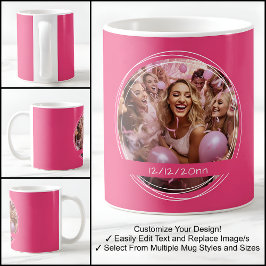 Template Foto Message Keepake Event Pink C58 Kaffeetasse