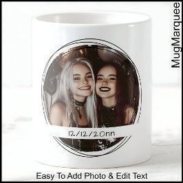 Template Foto Message Keepake Party White C00 Kaffeetasse