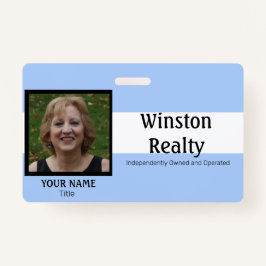 TEMPLATE FÜR Business Abzeichen mit Foto-ID Ausweis