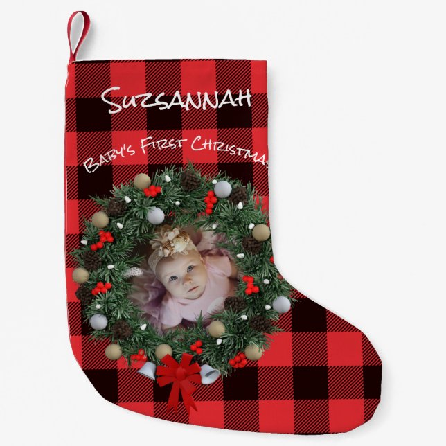 Template für den Vorweihnachtsnamen eines benutzer Kleiner Weihnachtsstrumpf (Vorderseite)