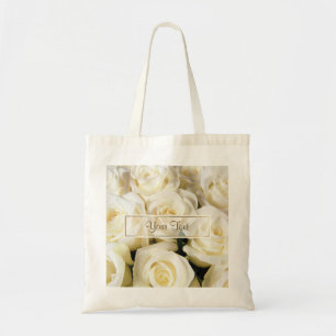 Template für die Elegance White Rose Tragetasche