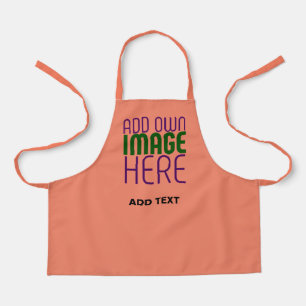 TEMPLATE FÜR MODERNE EDITABLE CORAL ORANGE IMAGE SCHÜRZE