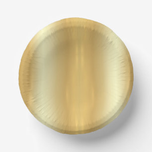 Template Gold Look Trendy Elegant Glamour Pappteller