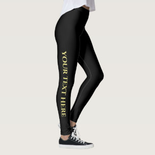 Template-Leggings hinzufügen Text-Logo hier elegan Leggings