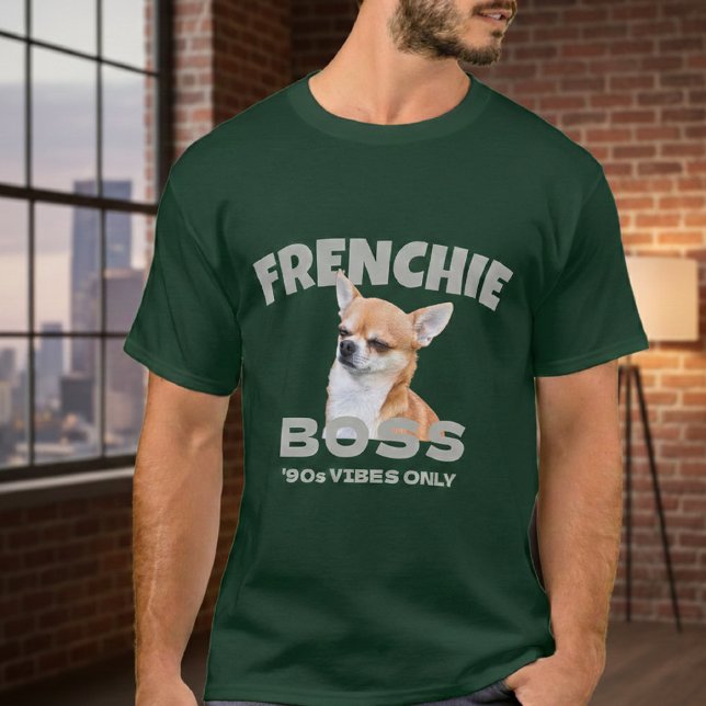 Template Men's T-Shirts Pet Puppy Custom Frenchie  (Von Creator hochgeladen)