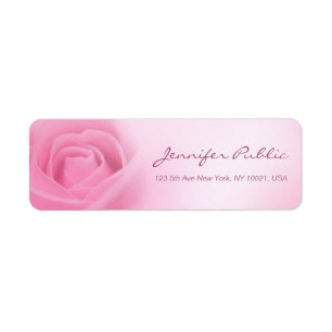 Template Modernes rosa Rose Handwriting Skript