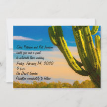 Template Saguaro Cactus Desert Wedding/Empfang