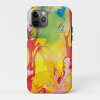 Template trendy Moderne Abstrakt rosa gelb