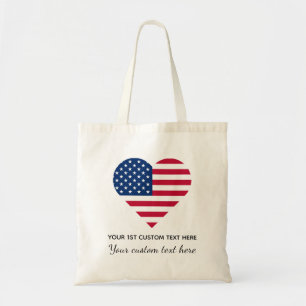 Template USA flagge Tote Bag Tragetasche