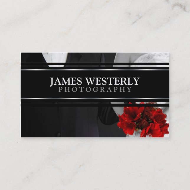 Template-Visitenkarten für Fotografen Visitenkarte (Vorderseite)