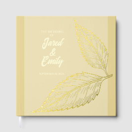 Template Wedding Foil Gästebuch