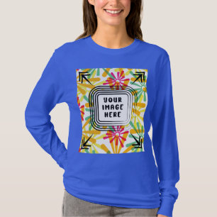 Template Women's Basic Long Sleeve Personalisiert T-Shirt