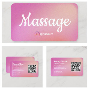 Templates für moderne Massagetherapeuten Visitenka Visitenkarte