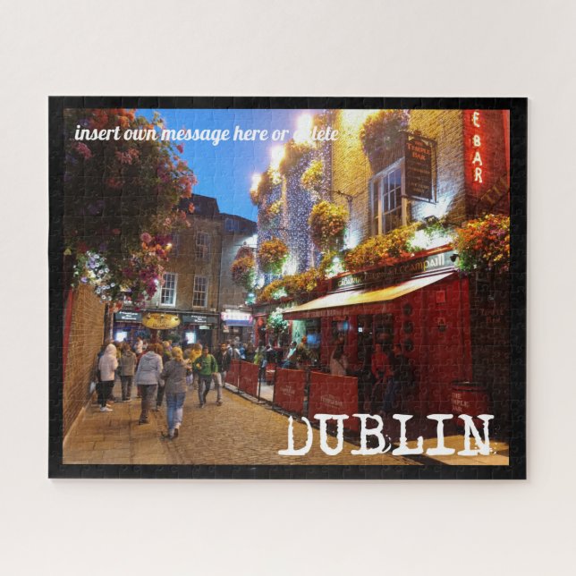 Temple Bar, Dublin, Sondertext (Horizontal)