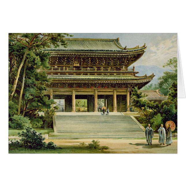 Temple bouddhiste à Kyoto, Japon (Devant horizontal)