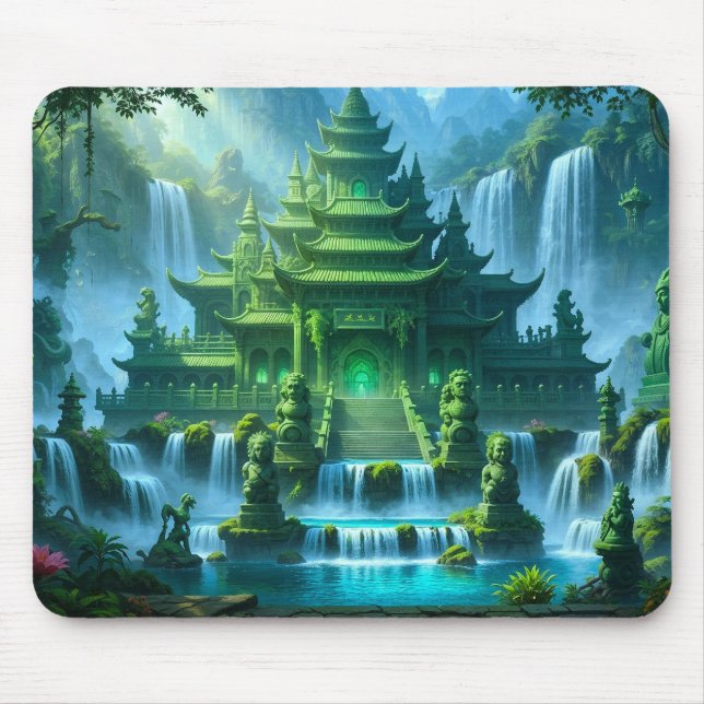 Temple Castle of the Secret Jade Throne Mousepad (Vorne)