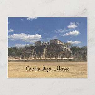 Temple Chichen Itza des Guerriers #3 Carte postale