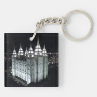 Temple de LDS Salt Lake City la nuit
