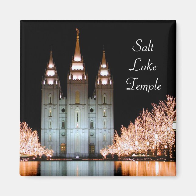 Temple de Salt Lake LDS Magnet (Devant)