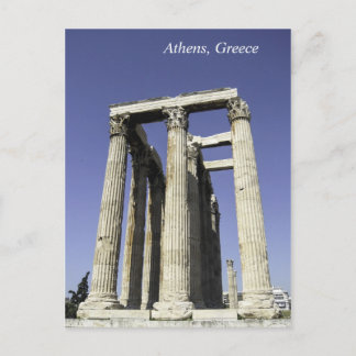 Temple de Zeus - Athènes, Grèce Carte postale