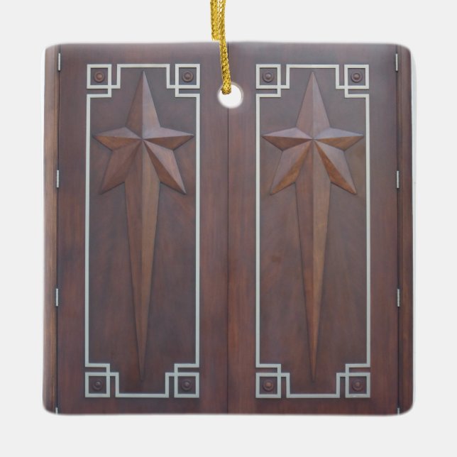 Temple Doors Keramik Ornament (Vorderseite)