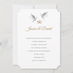 Temple Faire-part de mariage