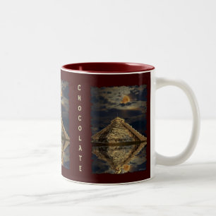 Temple Maya Chichen Itza Chocolate Chocolat Mug