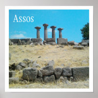 Temple of Athena, Assos Ruins, Behramkale, Turkey