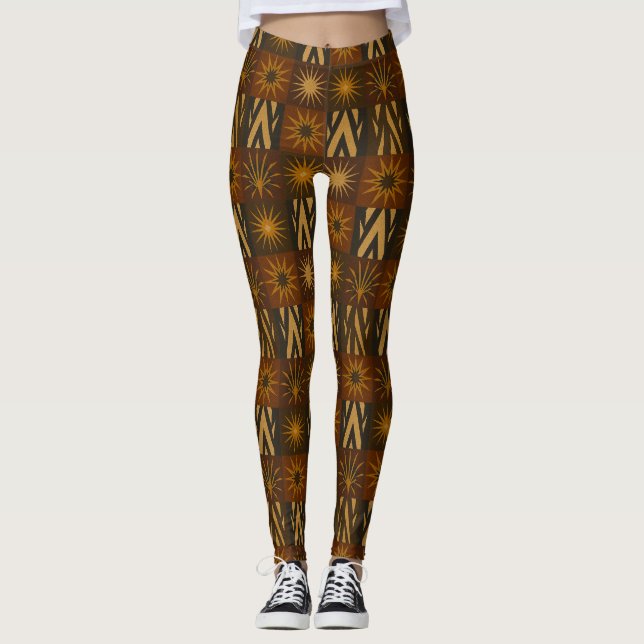 Temple of Ember™ - A MaelstroMedia Textile Origina Leggings (Vorderseite)