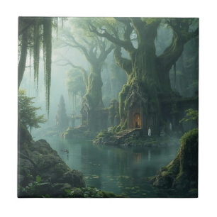 Temple of Moss and Mist Fliese