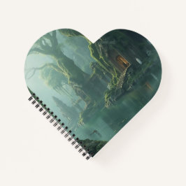 Temple of Moss and Mist Notizbuch