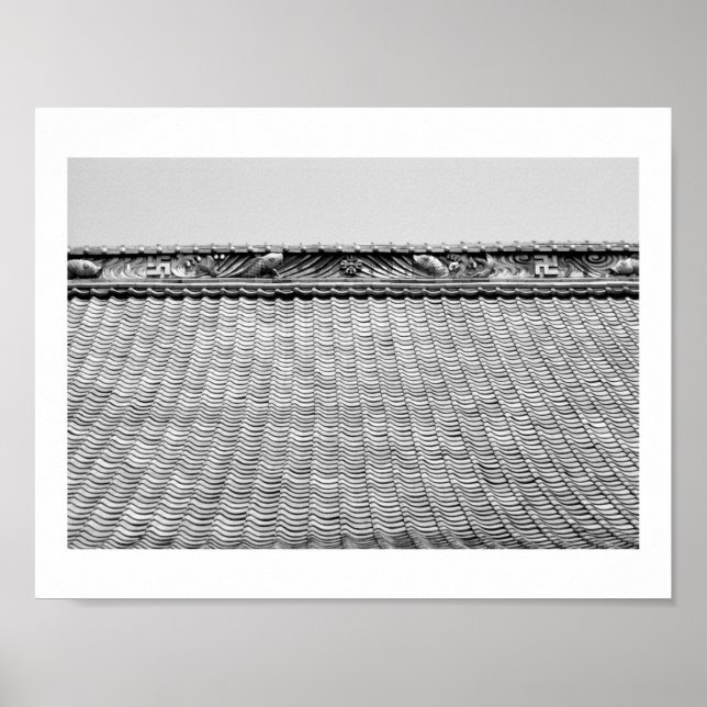 Temple Roof: Kyoto Poster (Vorne)