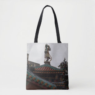 Temple & Statue Tote Bag Tasche