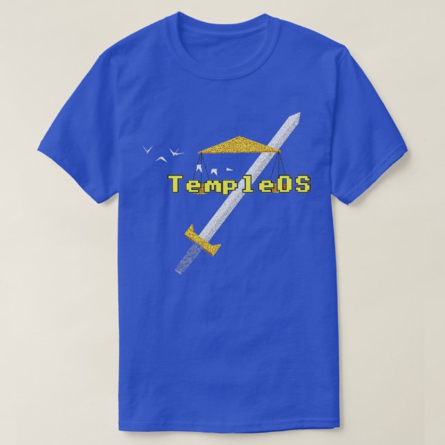 TempleOS Neu T-Shirt (Design vorne)