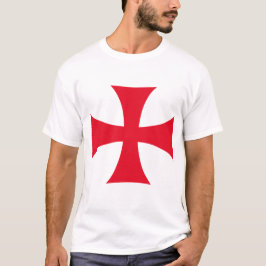 Templer-Kreuz-Kreuzritter-Christen-Männer-T-Shirt T-Shirt