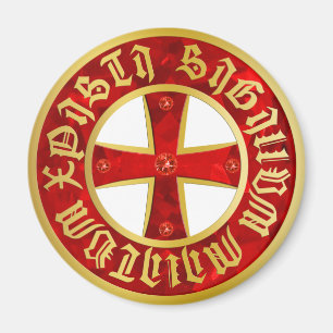 Templer Kreuz / Ritterkreuz / Crusaders Cross Magnet