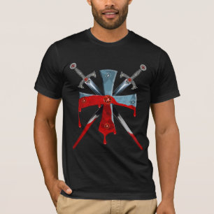 Templer Kreuz + Schwerte / Knights Cross T-Shirt