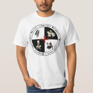Templer mit rotem Tatzenkreuz T-Shirt